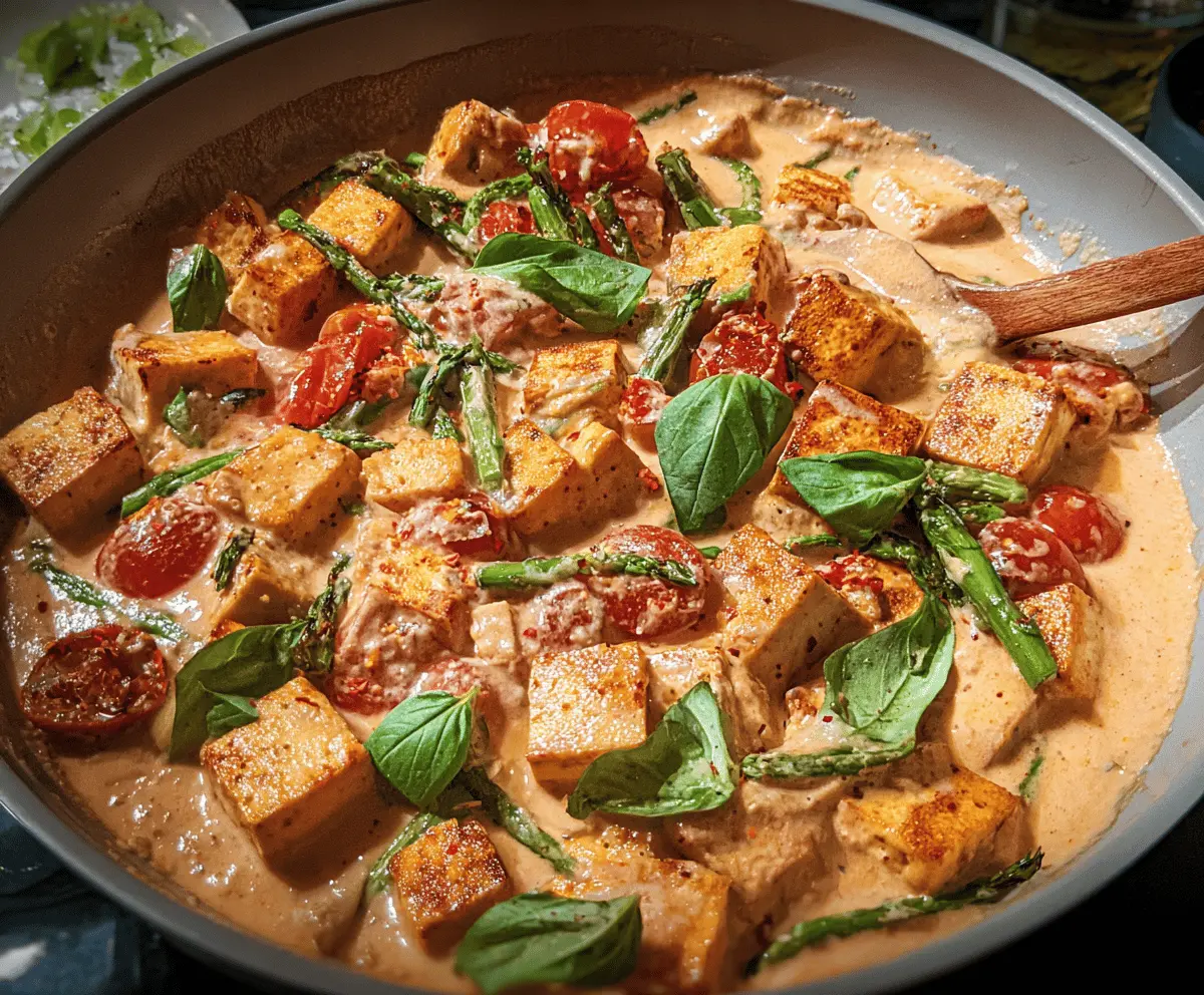 Creamy Marry Me Tofu Recipe