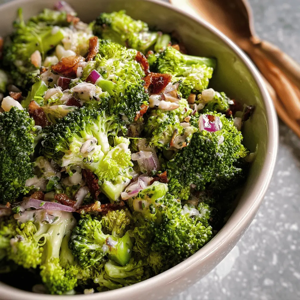 Easy Healthy Broccoli Salad Recipe