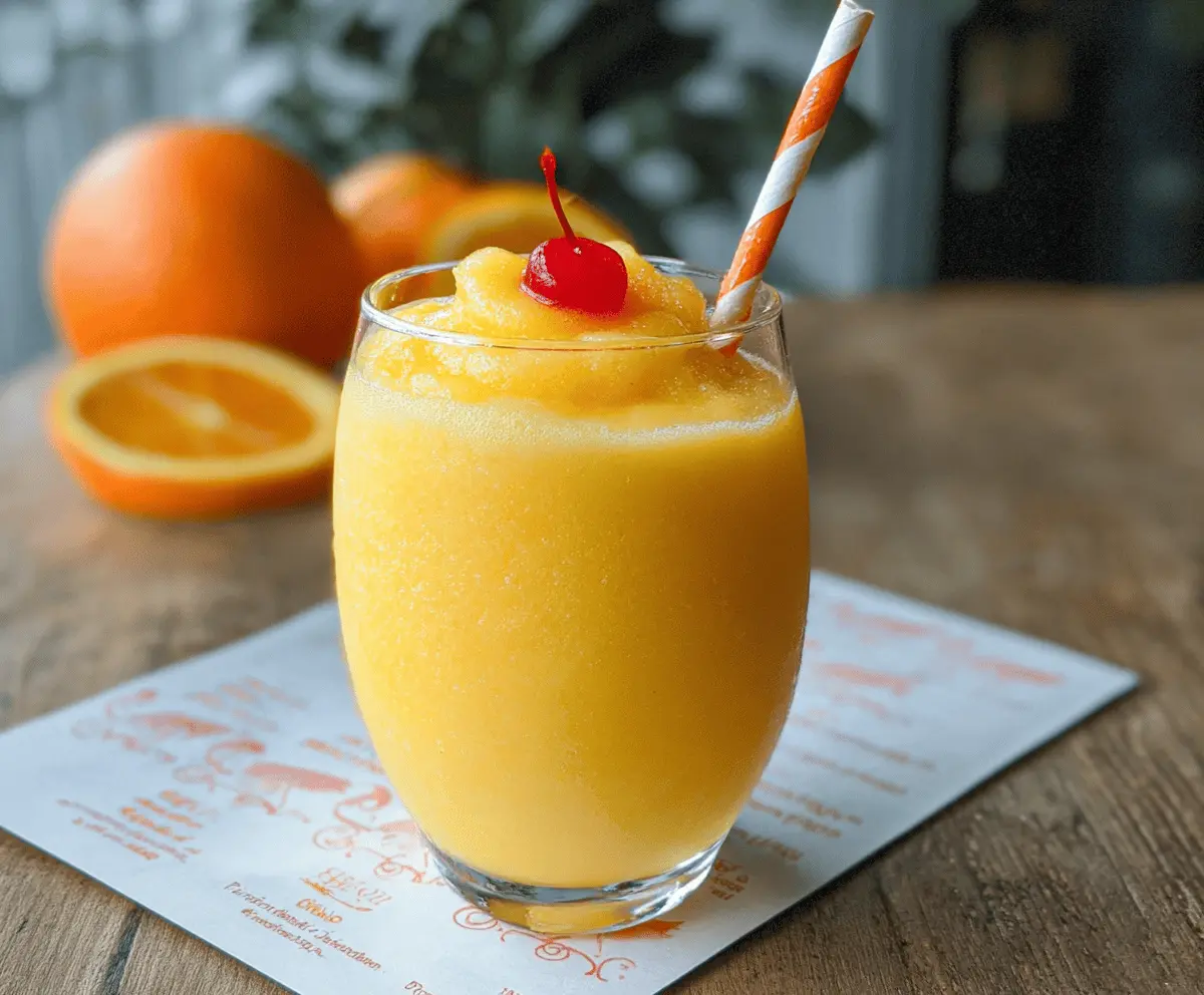 Refreshing Creamsicle Slushy Recipe