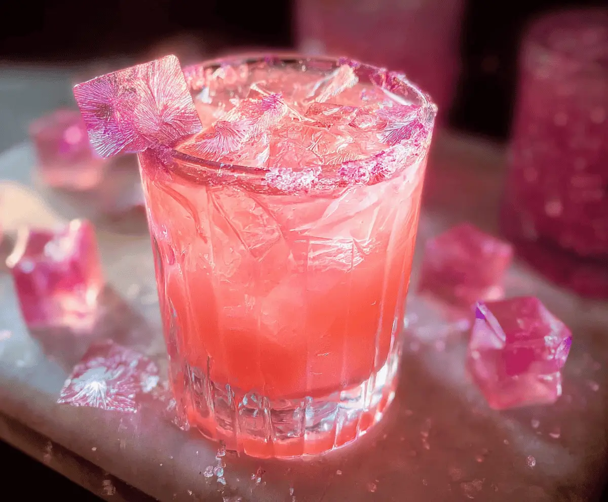 Easy Pink Starburst Cocktail Recipe
