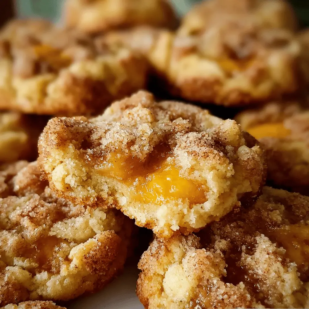 Easy Peach Cobbler Cookies Recipe