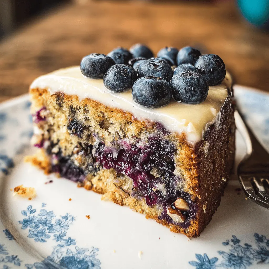 Moist Blueberry Zucchini Cake Recipe