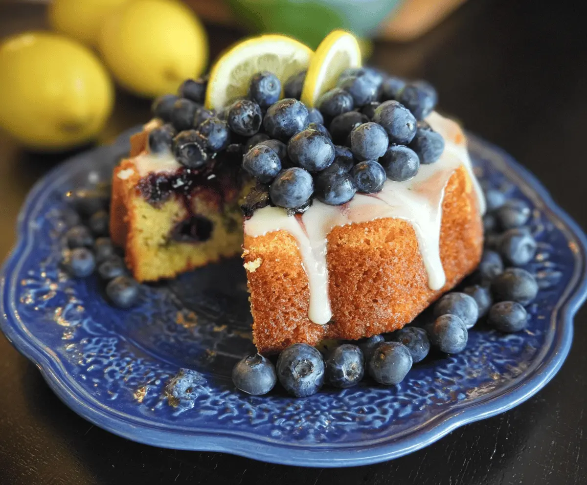 Moist Blueberry Zucchini Cake Recipe