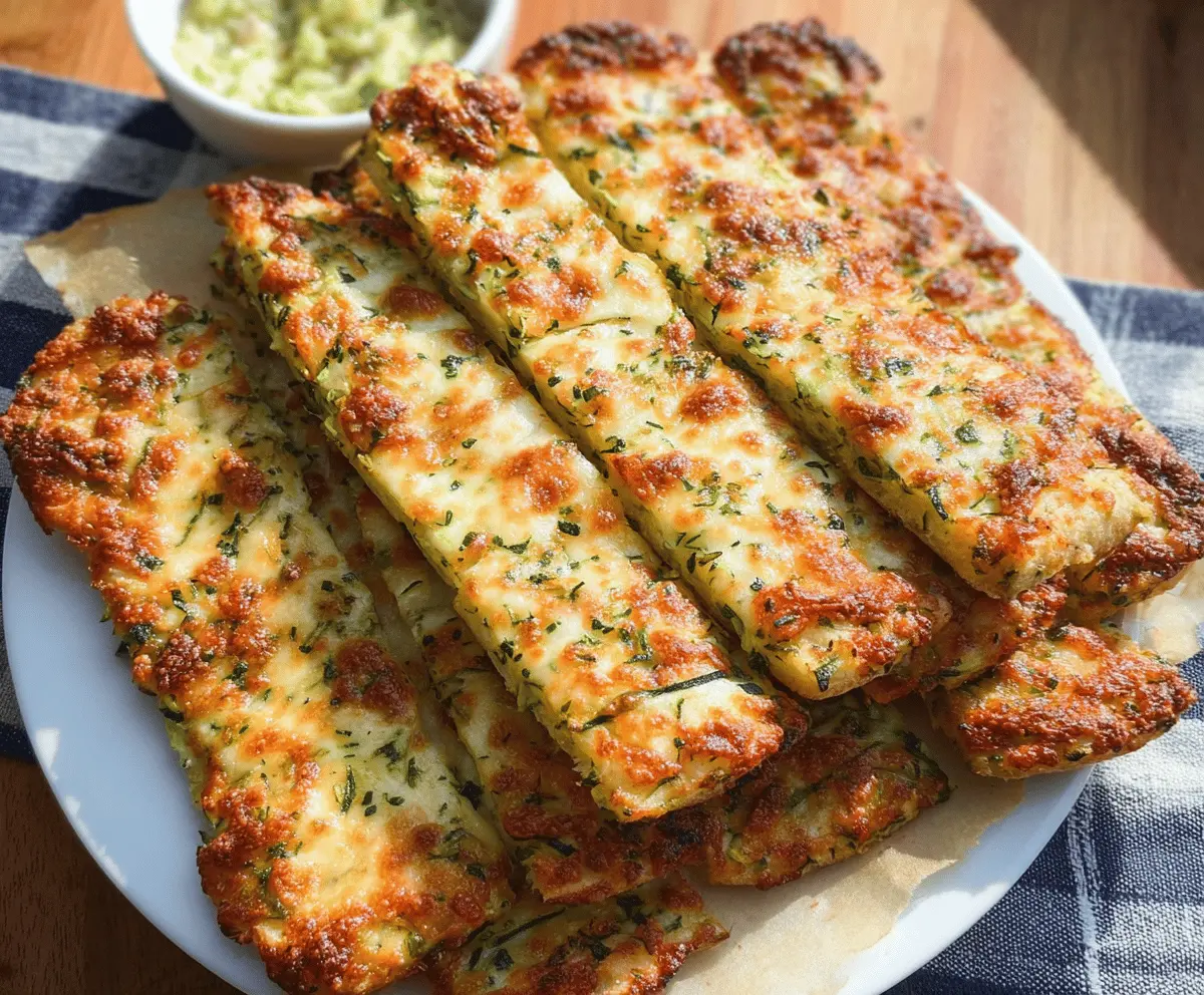 Easy Zucchini Breadsticks Recipe for Beginners