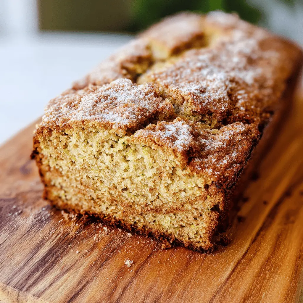Snickerdoodle Zucchini Bread Recipe