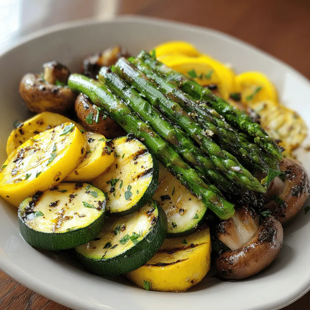 Easy Flavorful Asparagus with Zucchini and Squash