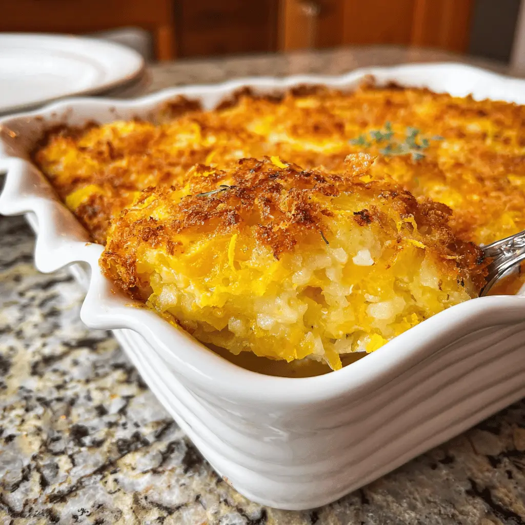 Easy Yellow Squash Casserole Recipe