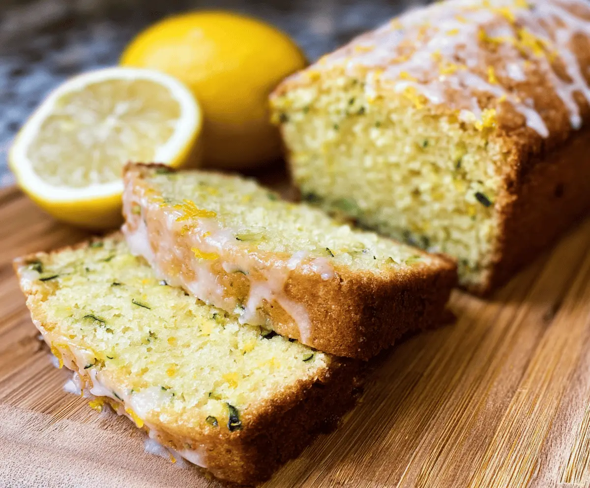 Moist Lemon Zucchini Bread Recipe