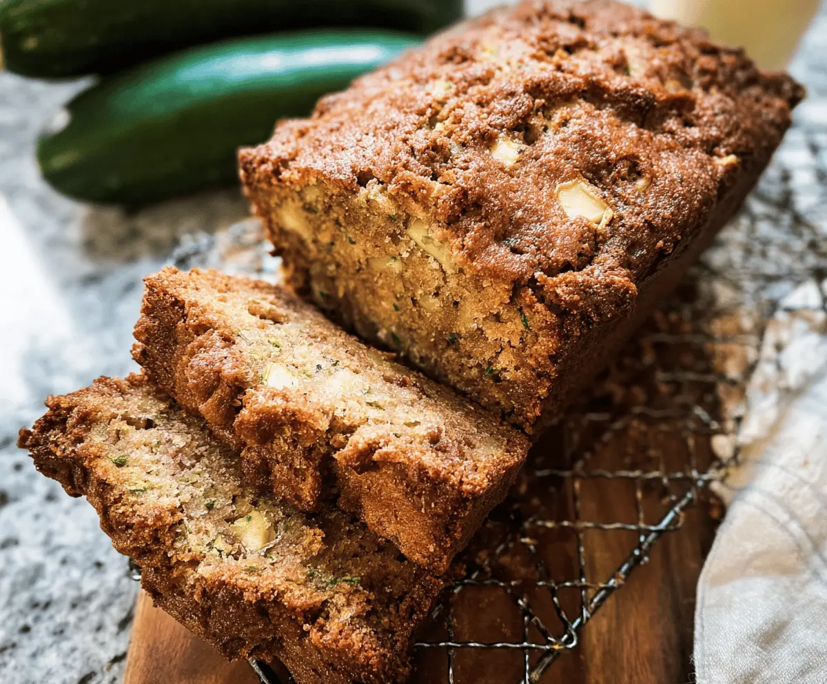 Moist Apple Zucchini Bread Recipe