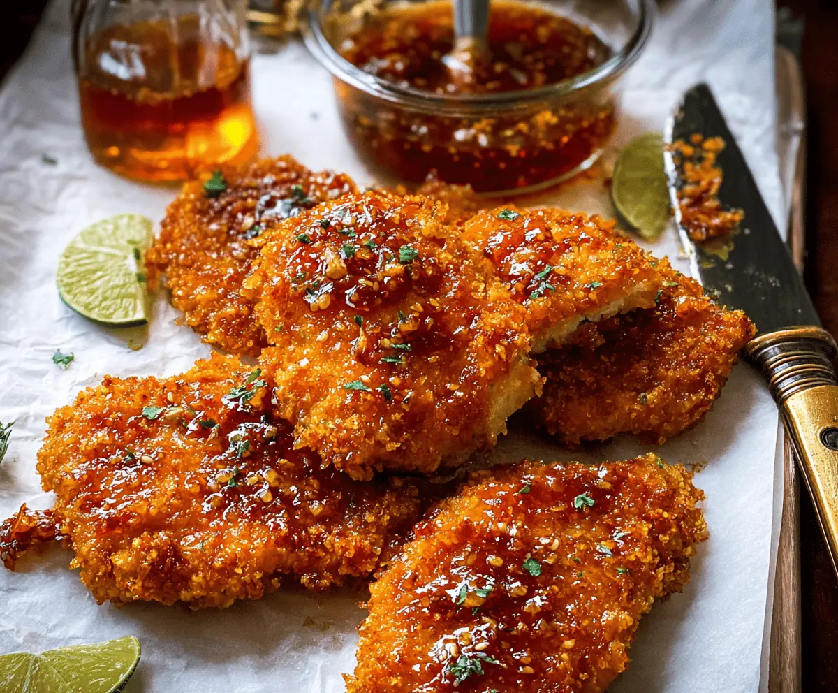 Crispy Baked Hot Honey Chicken Recipe