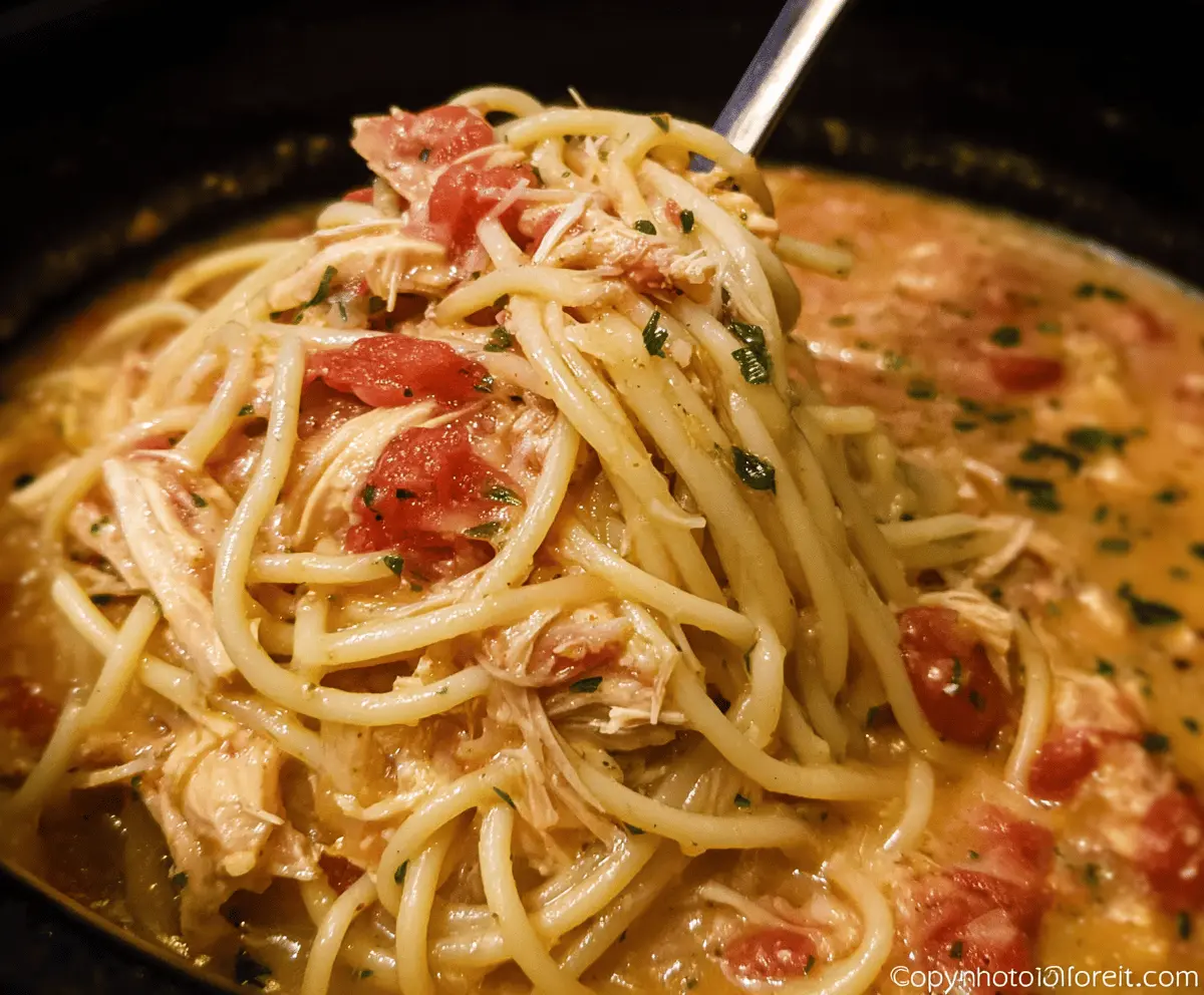Easy Crockpot Chicken Spaghetti Recipe for Busy Weeknights