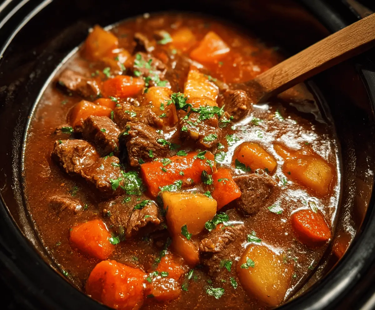 Easy Crock Pot Beef Stew Recipe for Cozy Dinners
