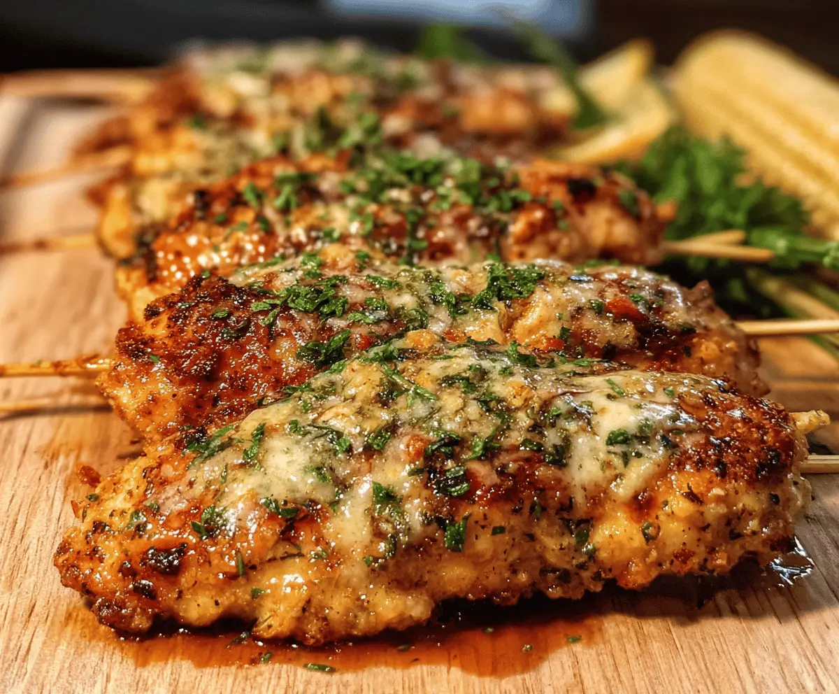 Garlic Parmesan Blackstone Chicken Recipe