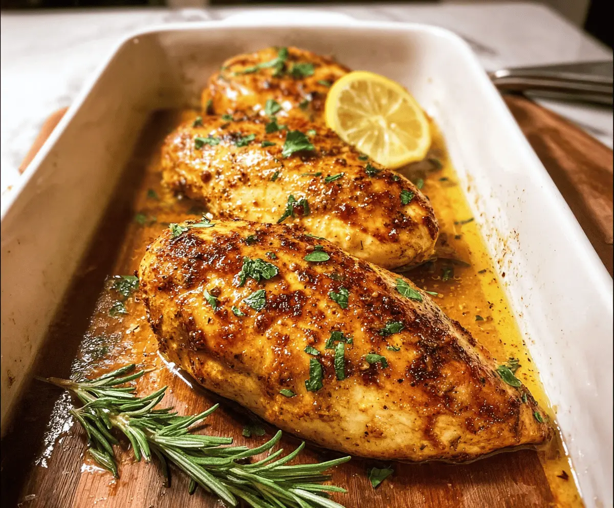 Easy Oven Baked Chicken Breast Recipe