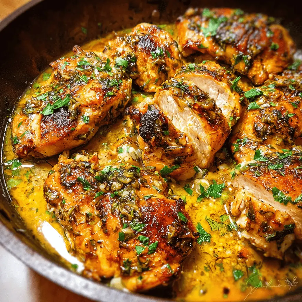 Easy Garlic Butter Chicken Recipe