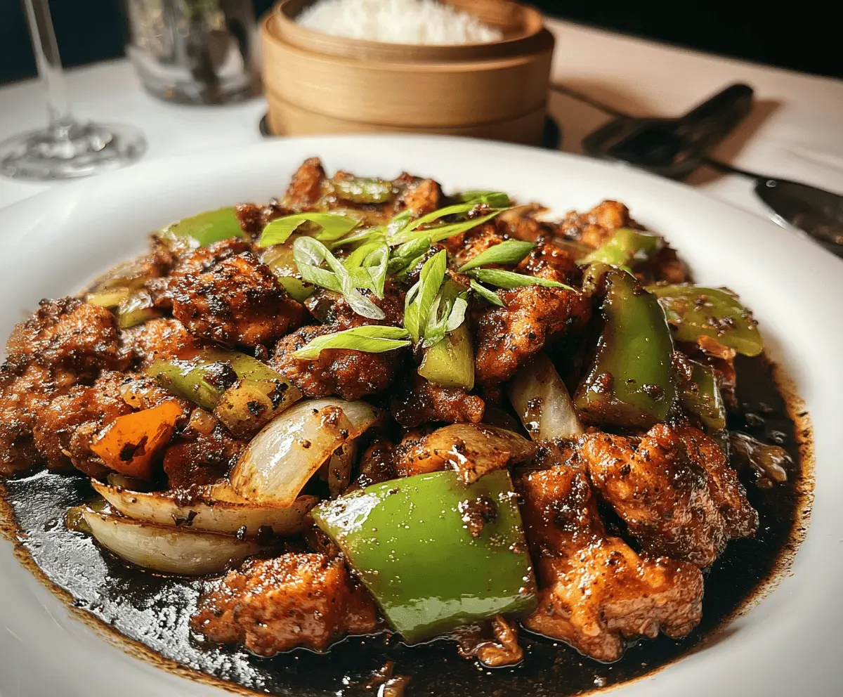 Easy Black Pepper Chicken Recipe With Bold Flavor