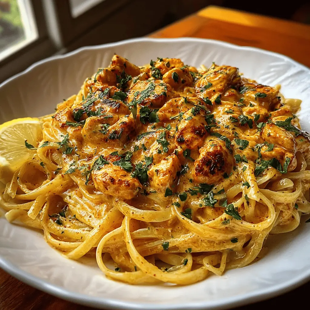 Easy Cowboy Butter Chicken Linguine Recipe