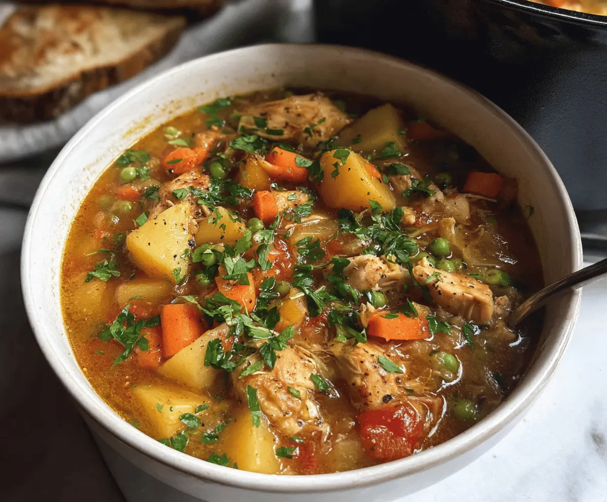Easy Slow Cooker Chicken Stew Recipe for Cozy Meals