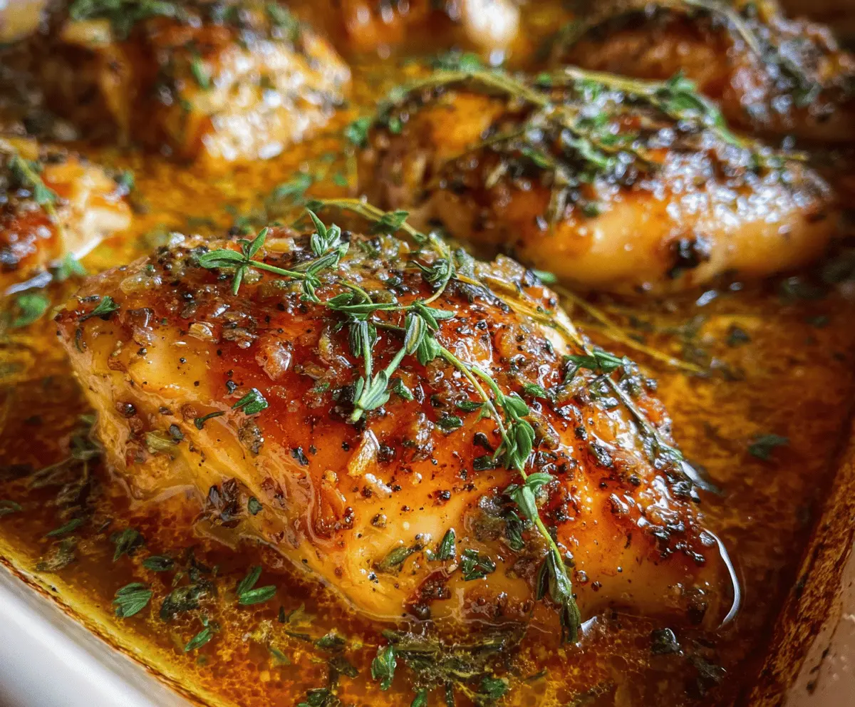 Easy Baked Honey Dijon Chicken Recipe