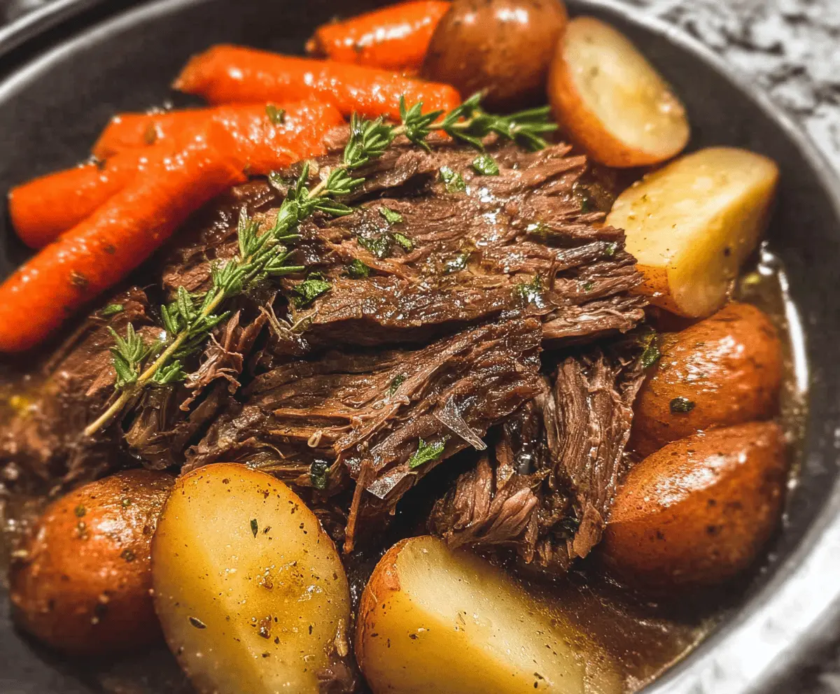 Easy Instant Pot Pot Roast Recipe