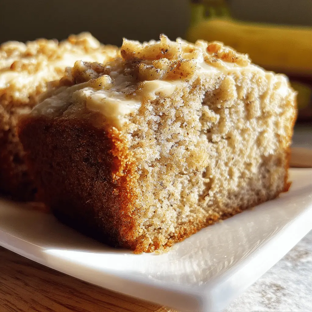 Moist and Easy Banana Bread Cake Recipe