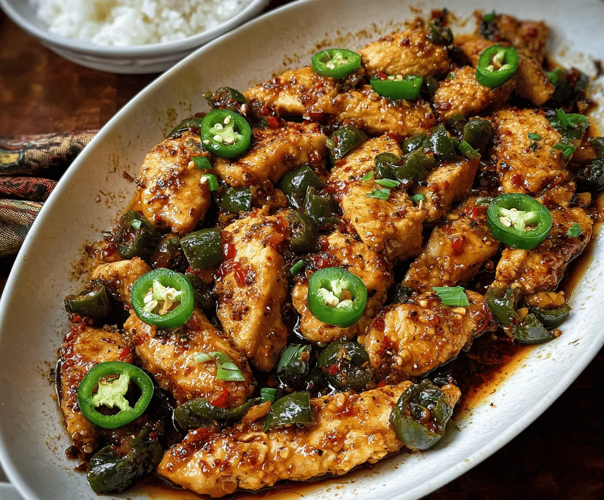 Spicy Jalapeño Chicken Recipe with Bold Flavor