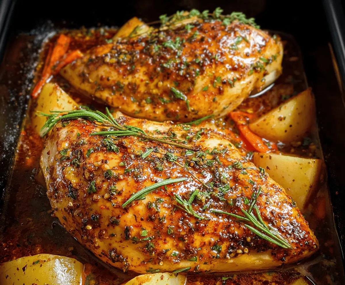 Easy Baked Honey Dijon Chicken Recipe