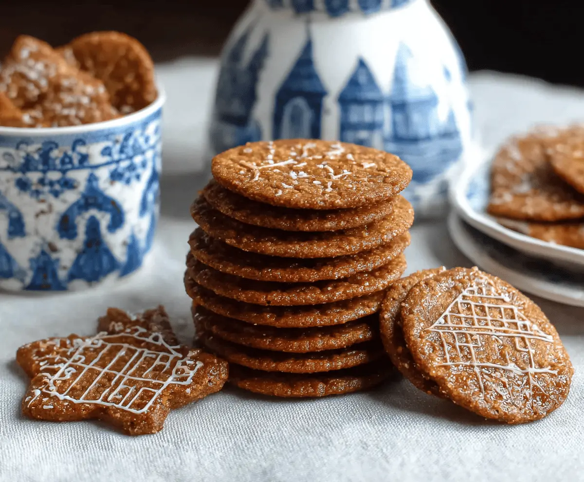 Golden Swedish gingerbread cookies on a baking sheet, perfect for holiday baking.