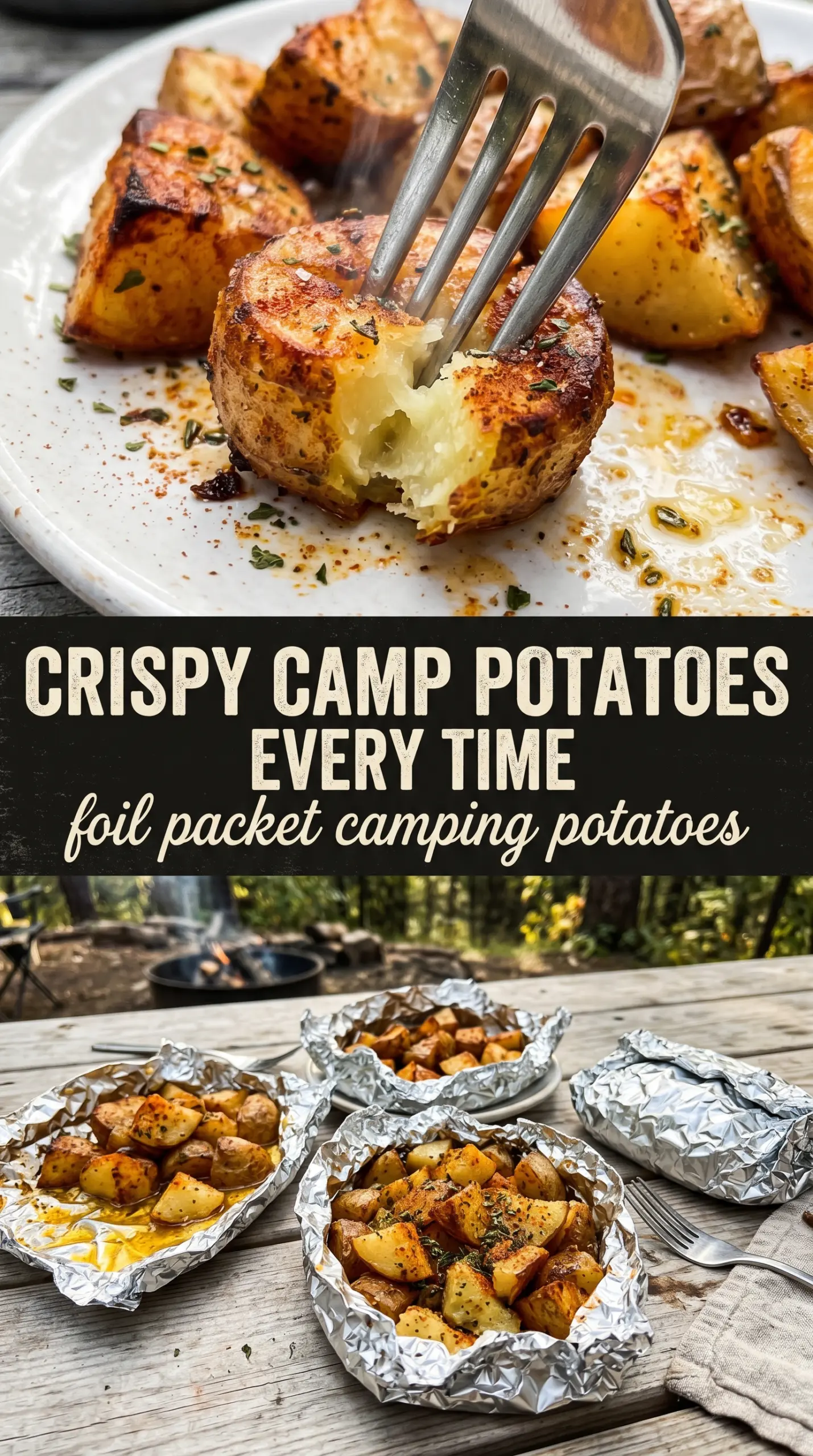 Campfire Potatoes golden seasoned potato slices