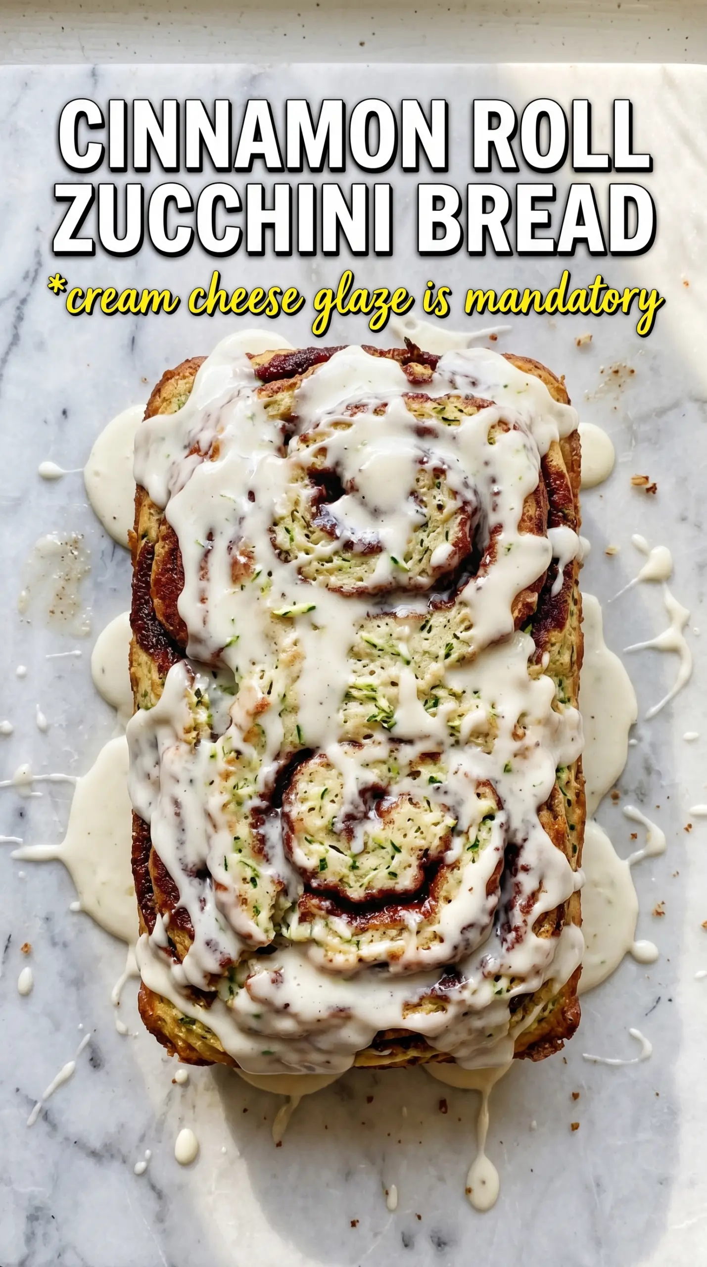 Slice of zucchini bread on a plate