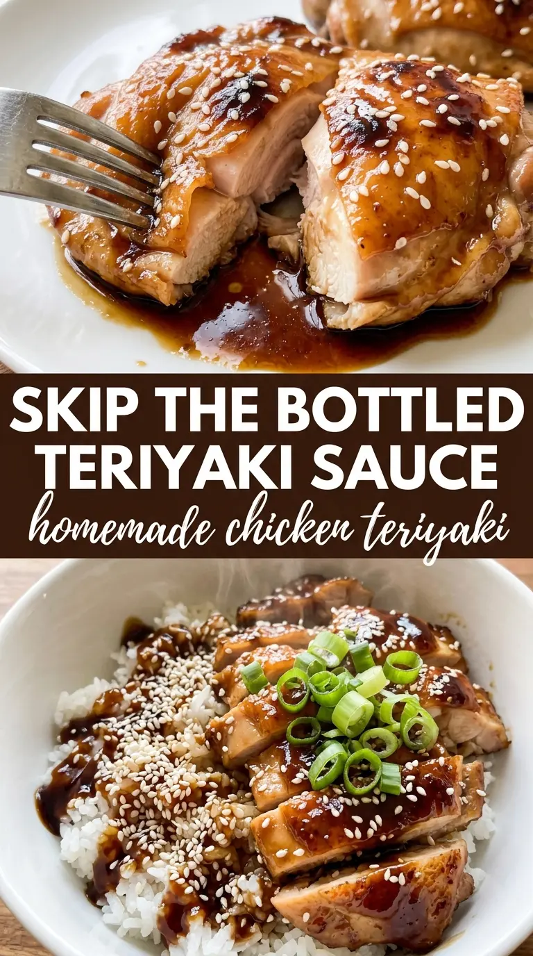 Easy Chicken Teriyaki with Marinade glossy glazed chicken