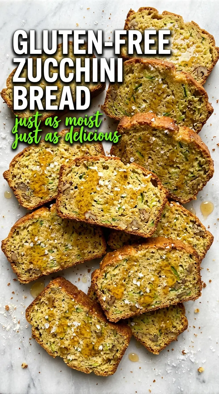 Gluten-free zucchini bread moist golden crumb