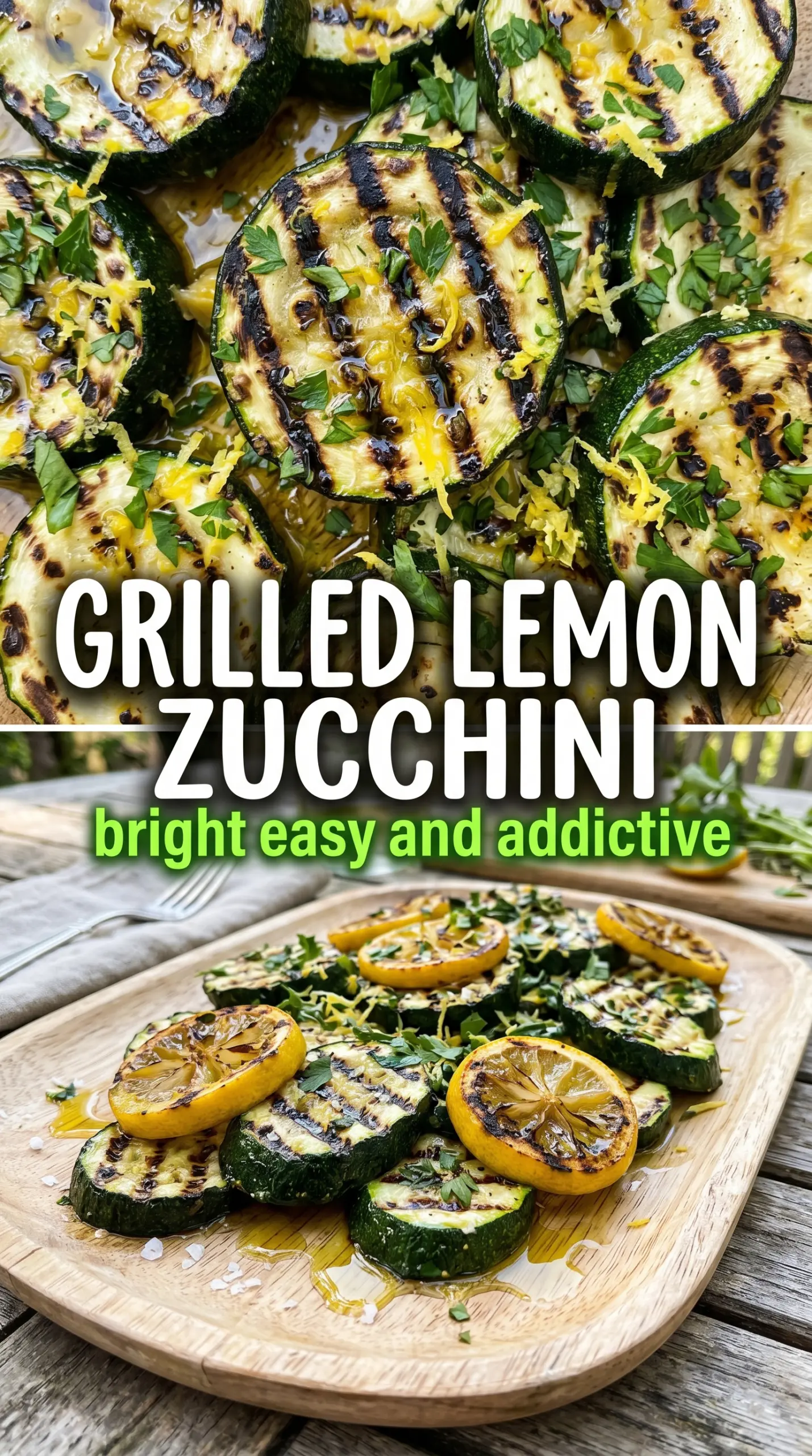 Grilled Lemon Zucchini bright citrus-forward