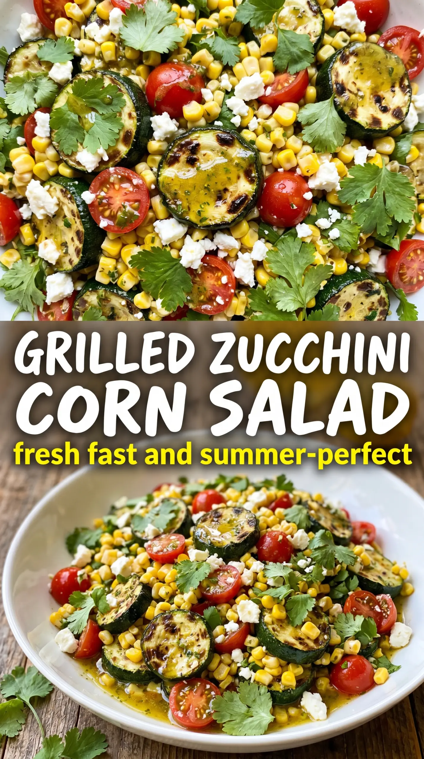 Grilled zucchini slices with toppings