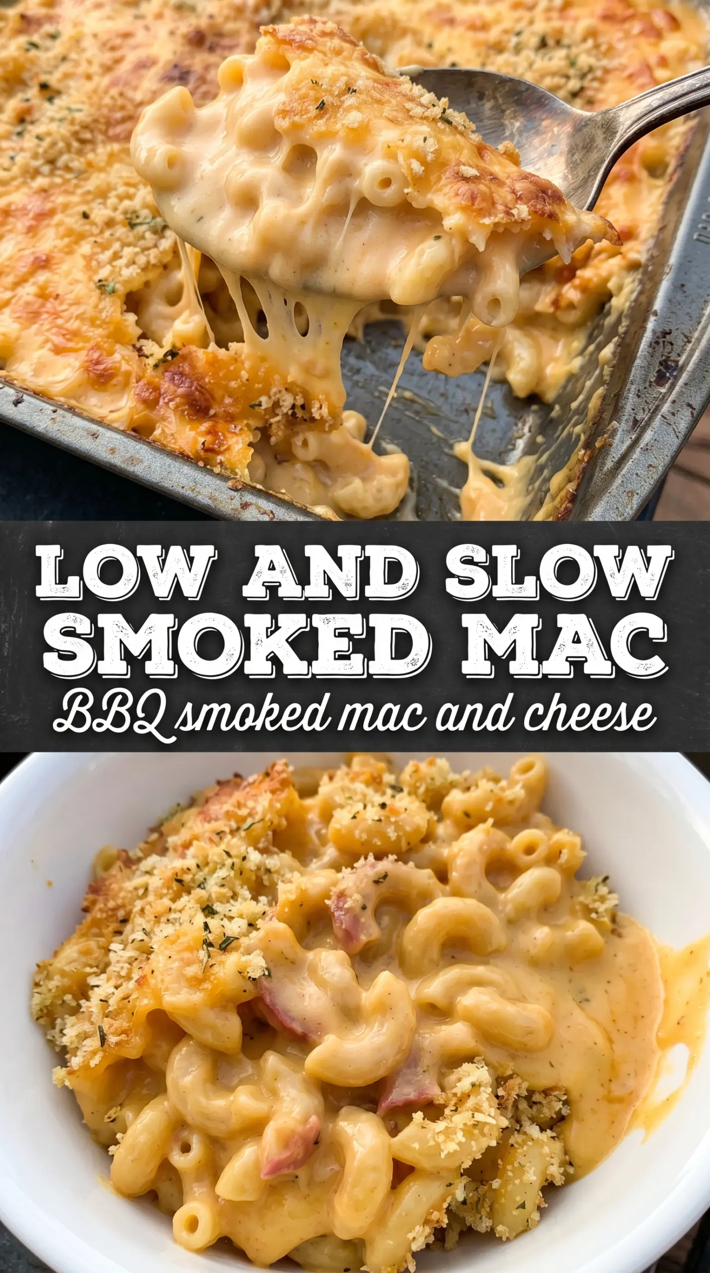 Groark Boys BBQ Smoked Mac and Cheese creamy smoky