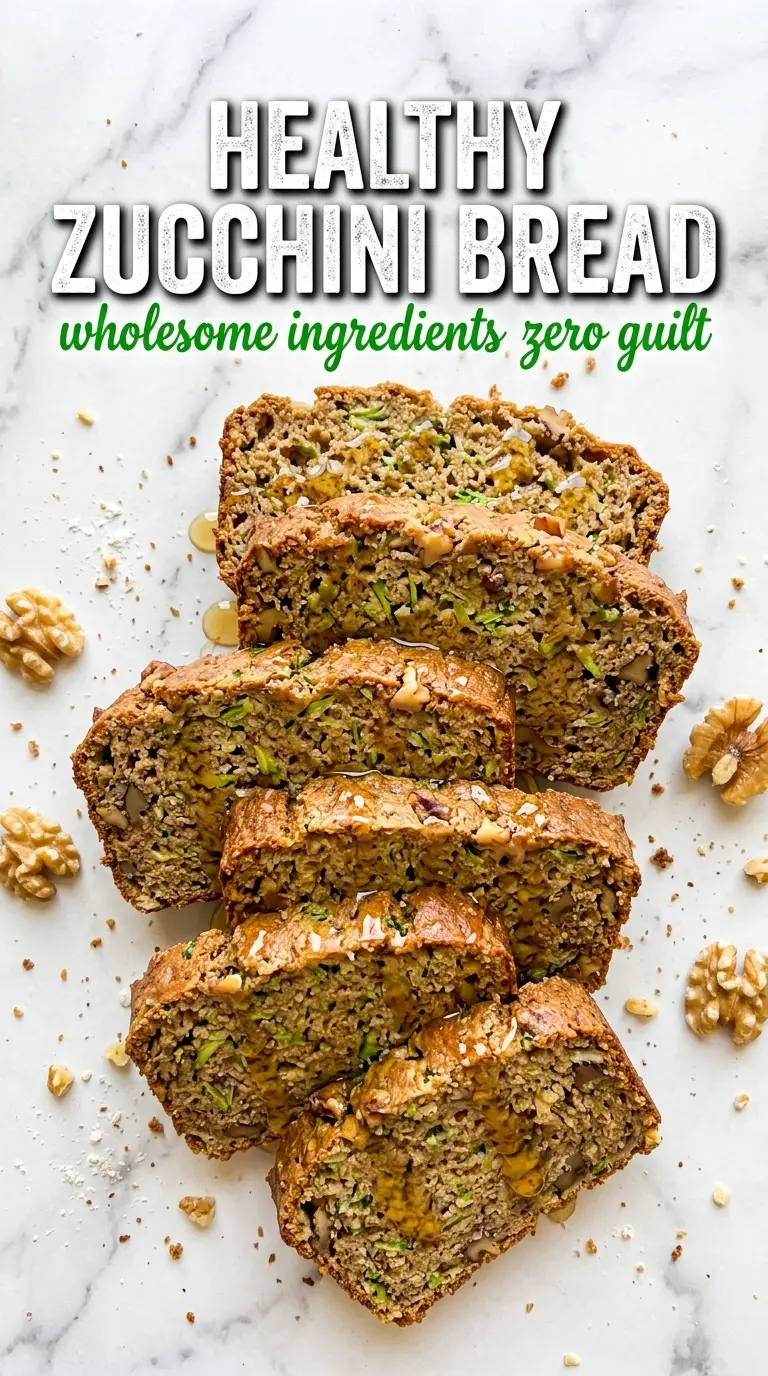 Healthy Zucchini Bread golden crumb wholesome