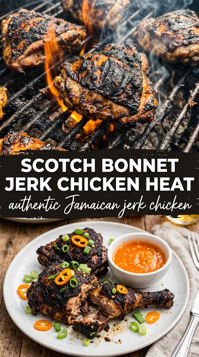 Jamaican jerk chicken charred spicy