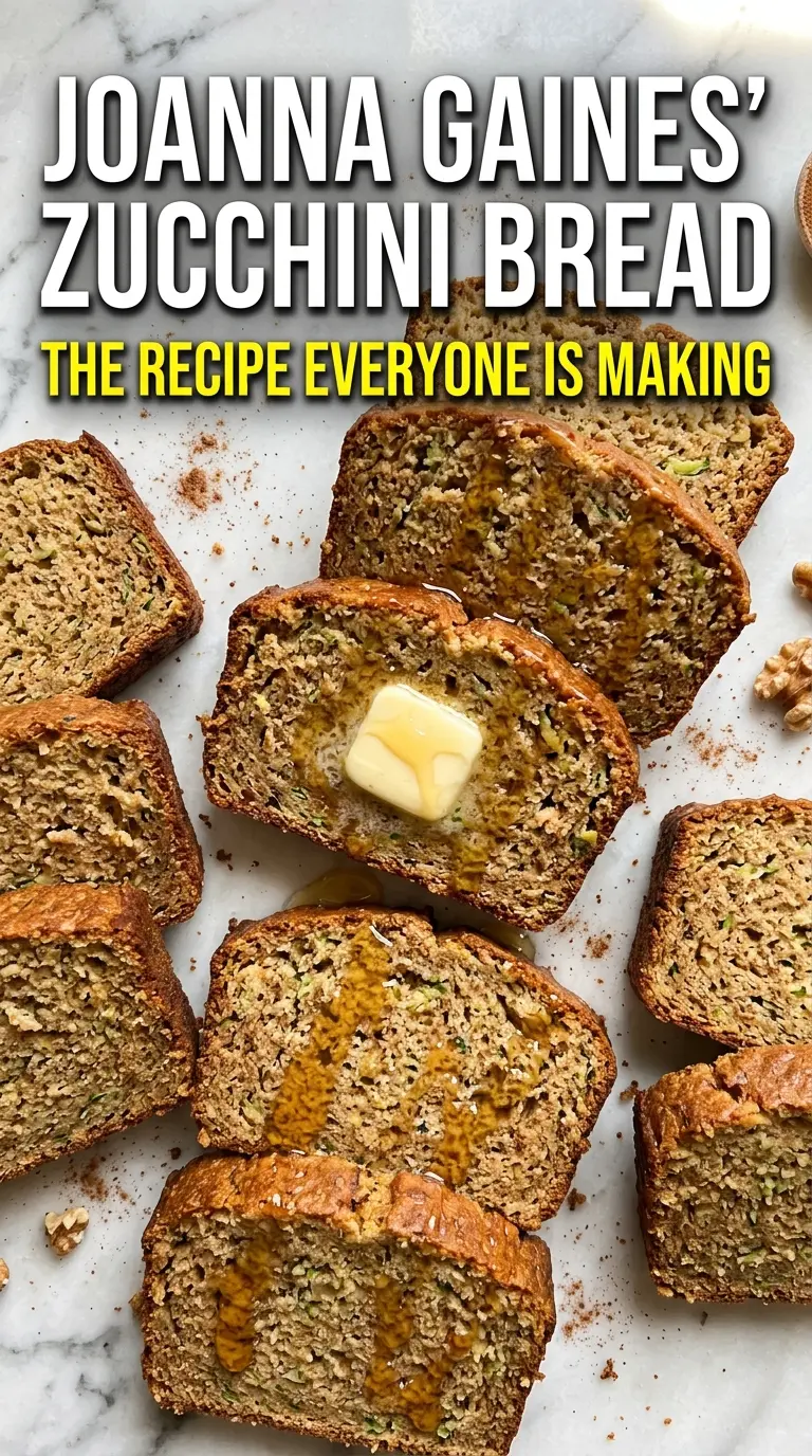 Joanna Gaines zucchini bread moist loaf farmhouse