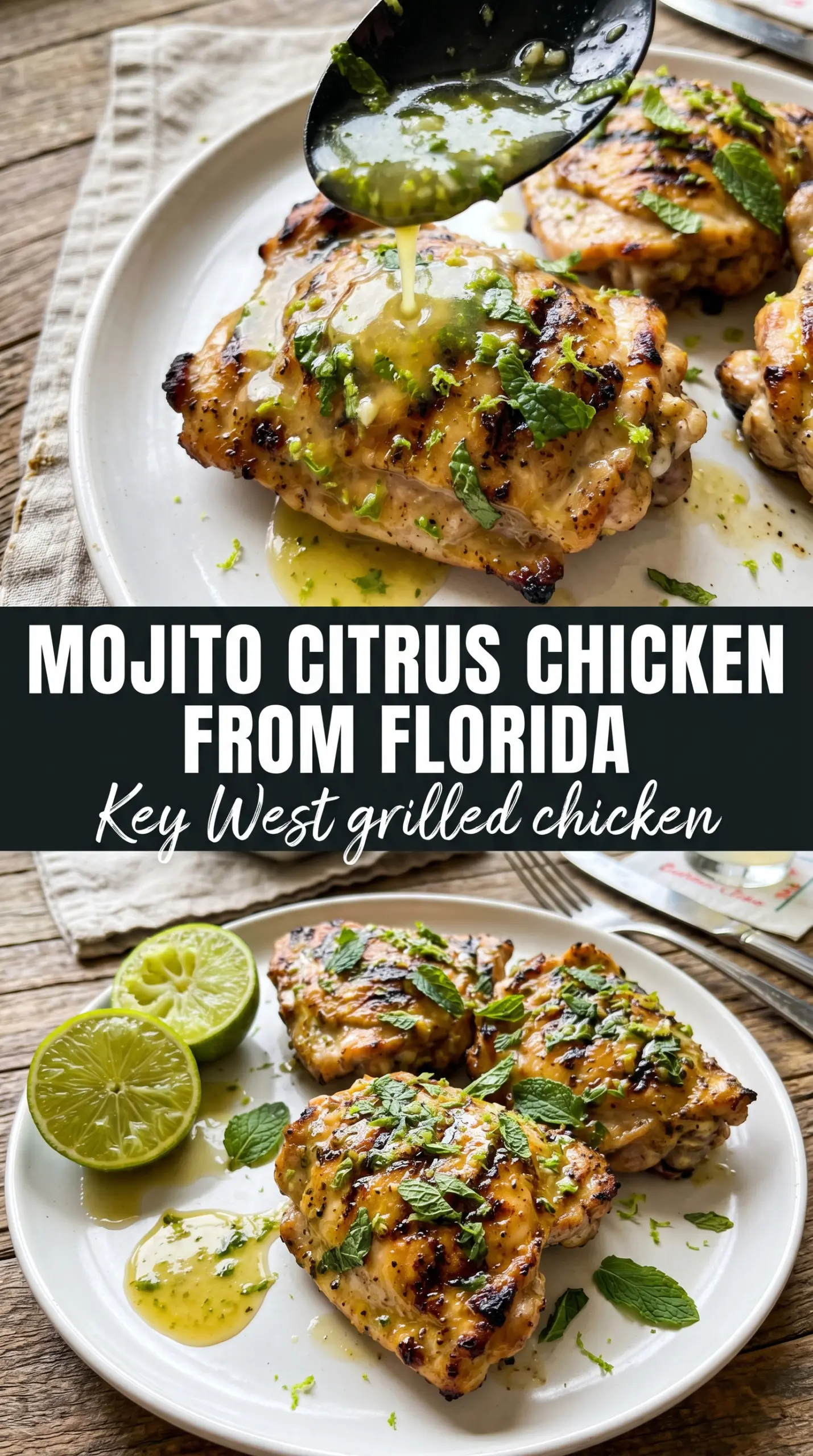 Key West Grilled Chicken citrus-marinated tropical