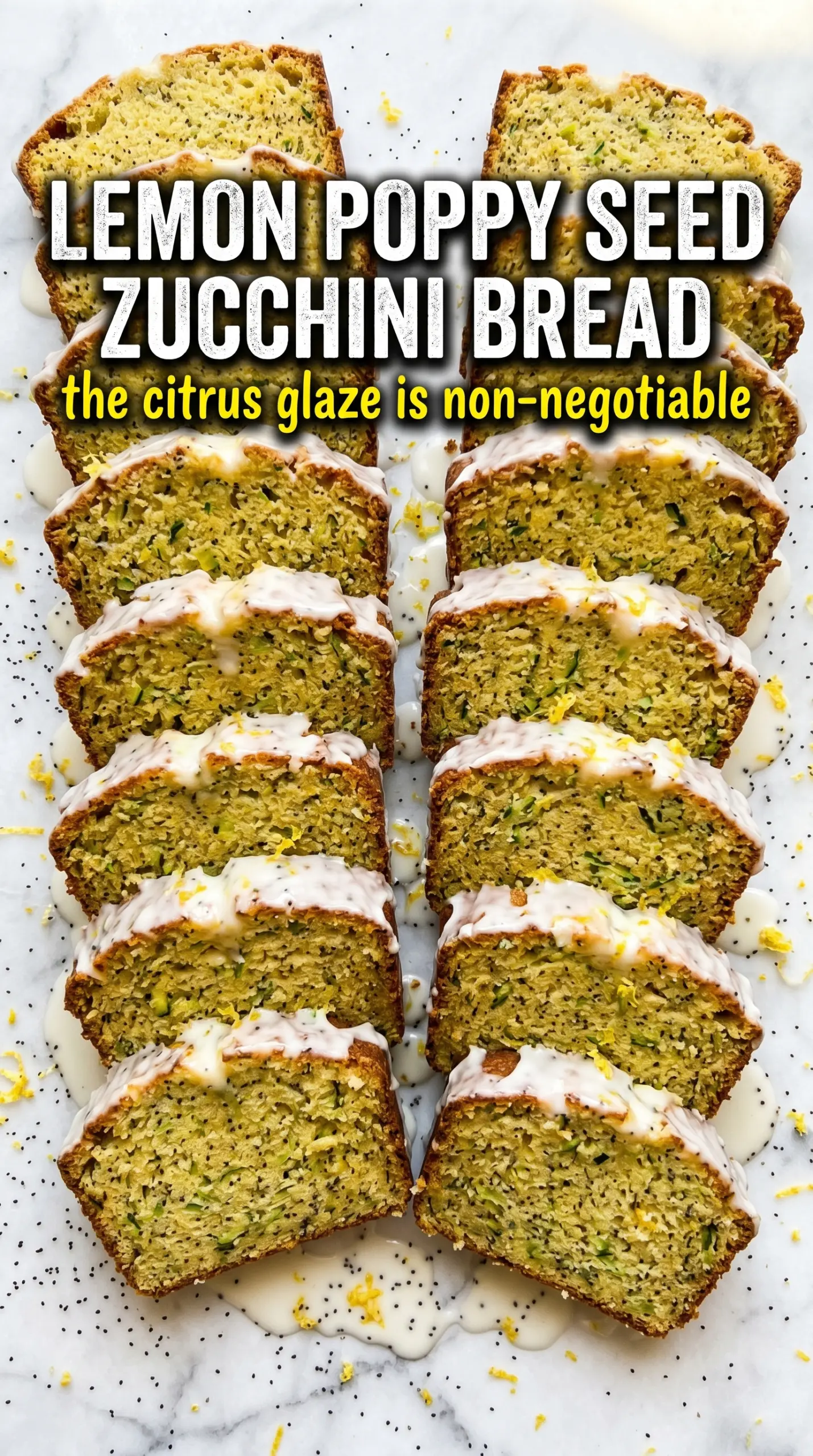 Slice of zucchini bread on a plate
