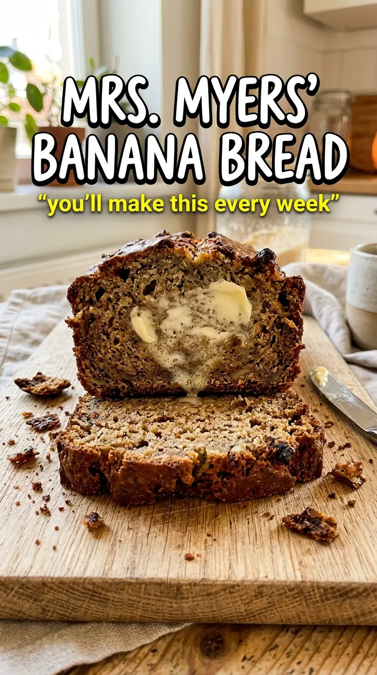 Slice of banana bread on a plate