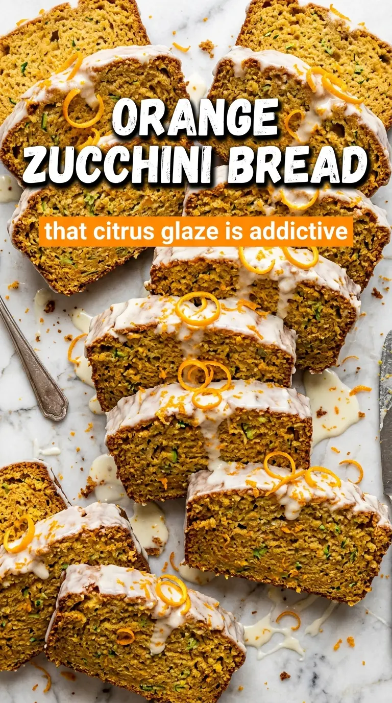 Orange Zucchini Bread bright citrusy glaze