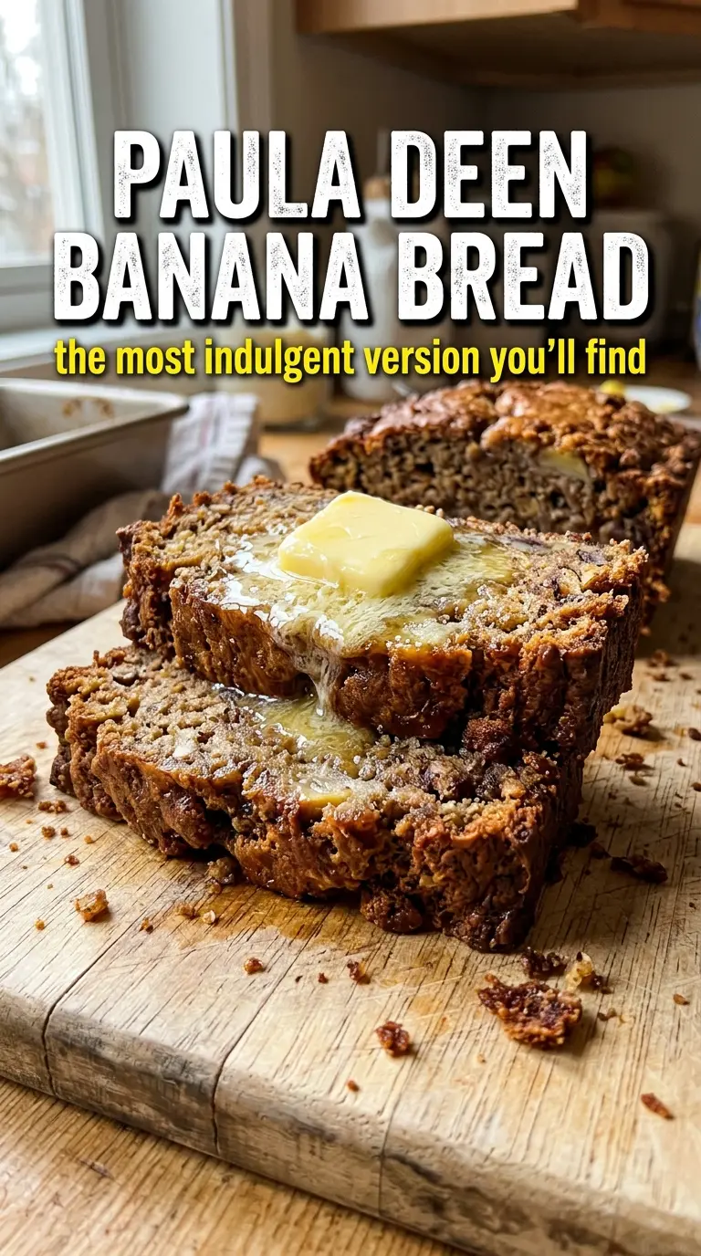 Slice of banana bread on a plate