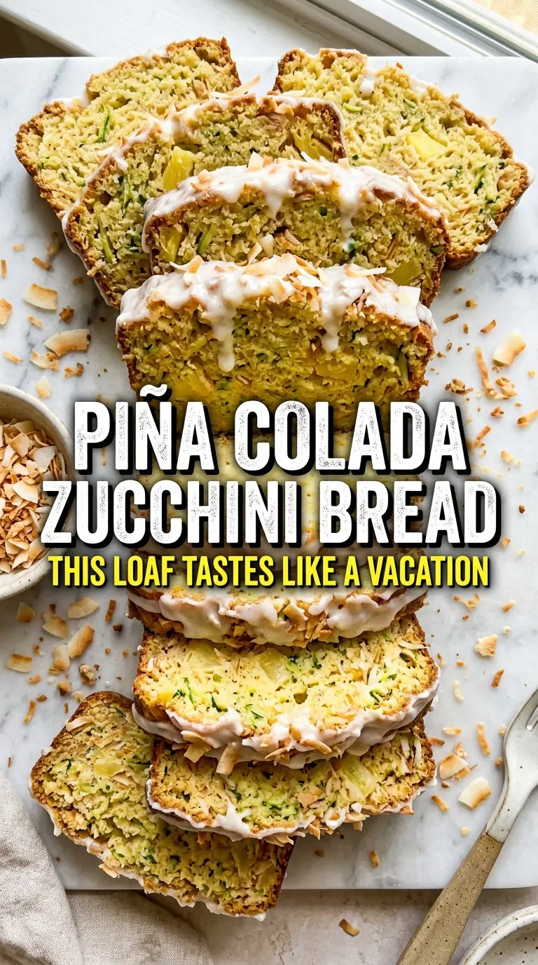 Slice of zucchini bread on a plate