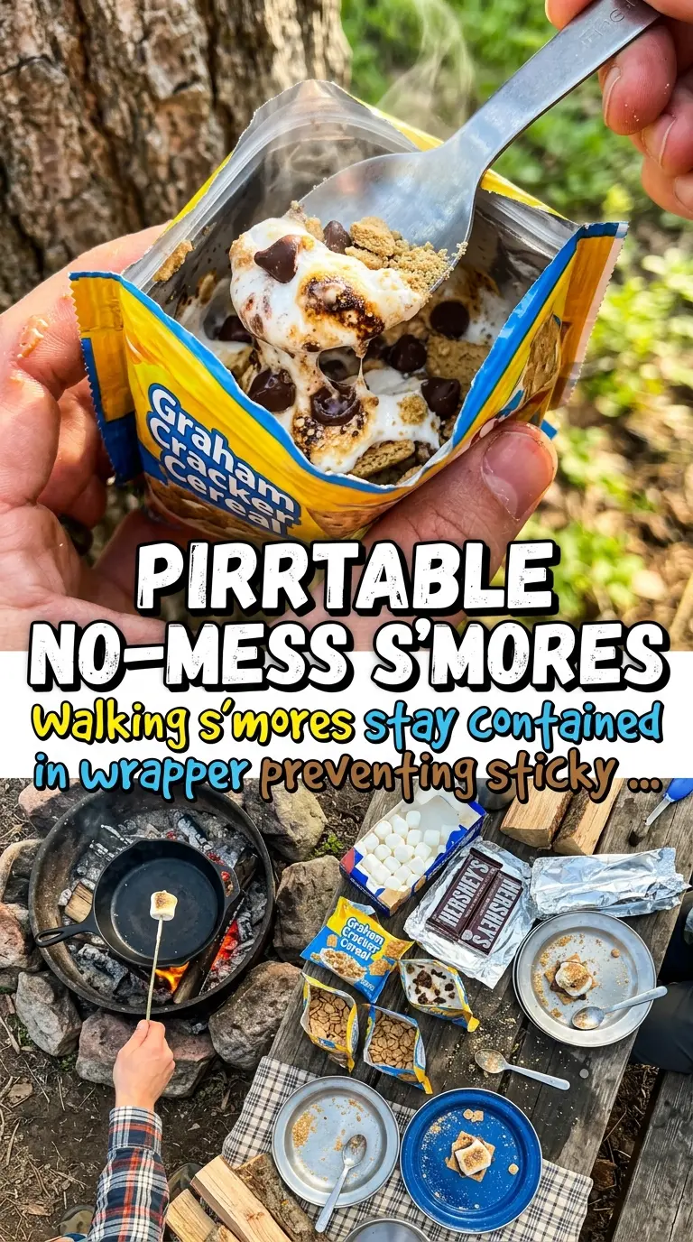 Walking S'mores portable dessert gooey
