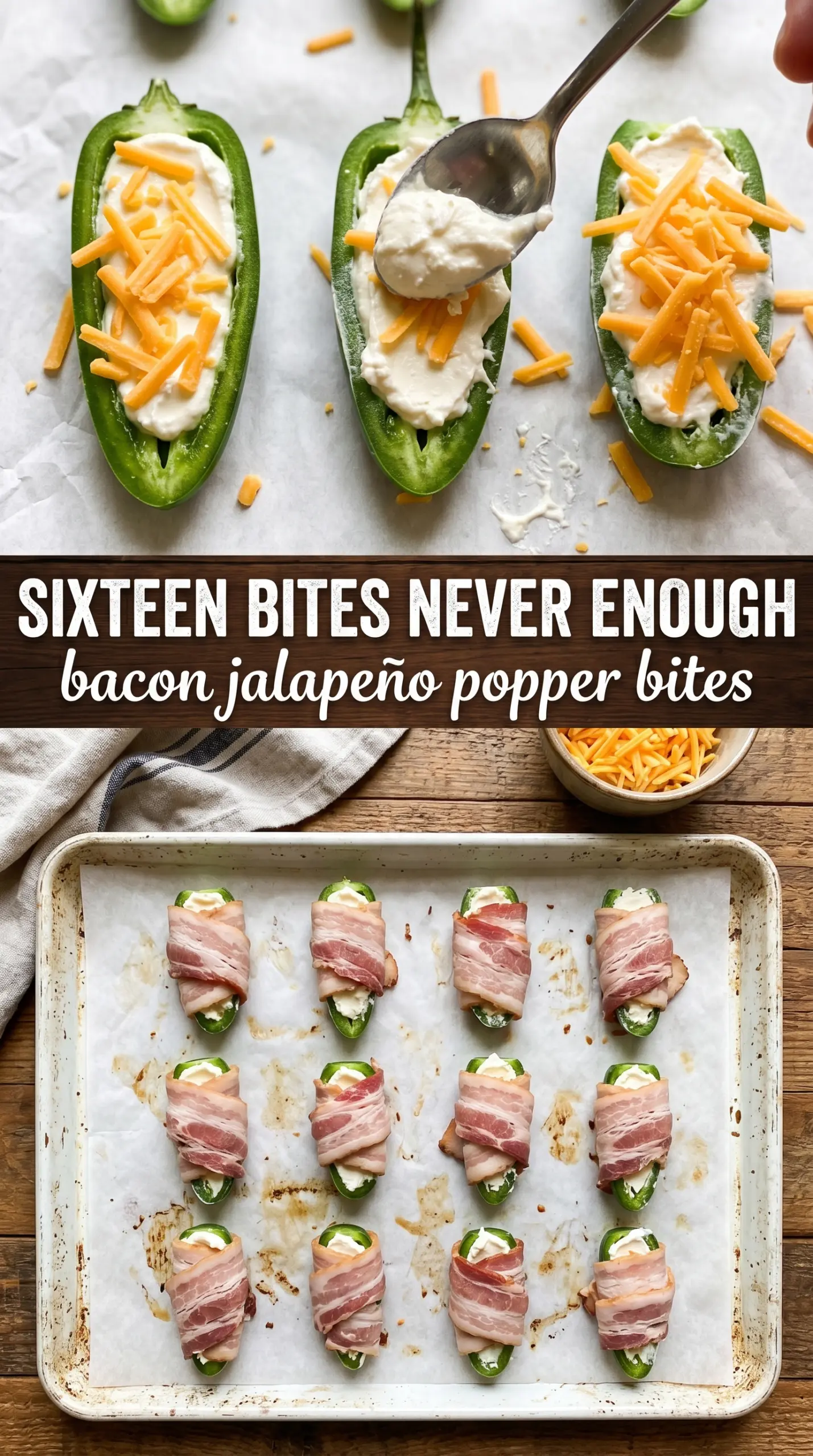 Bacon Jalapeño Popper Bites crispy cheesy spicy