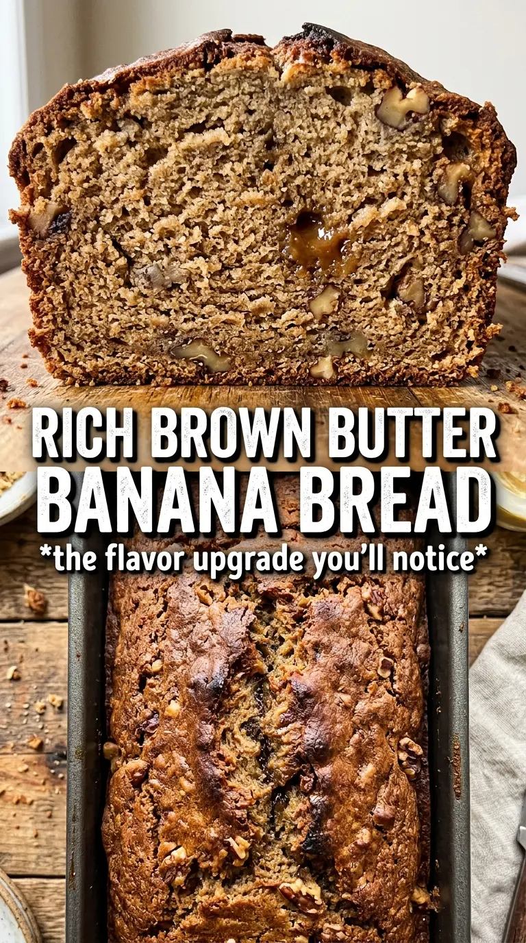 Brown Butter Banana Bread browned butter nutty crumb