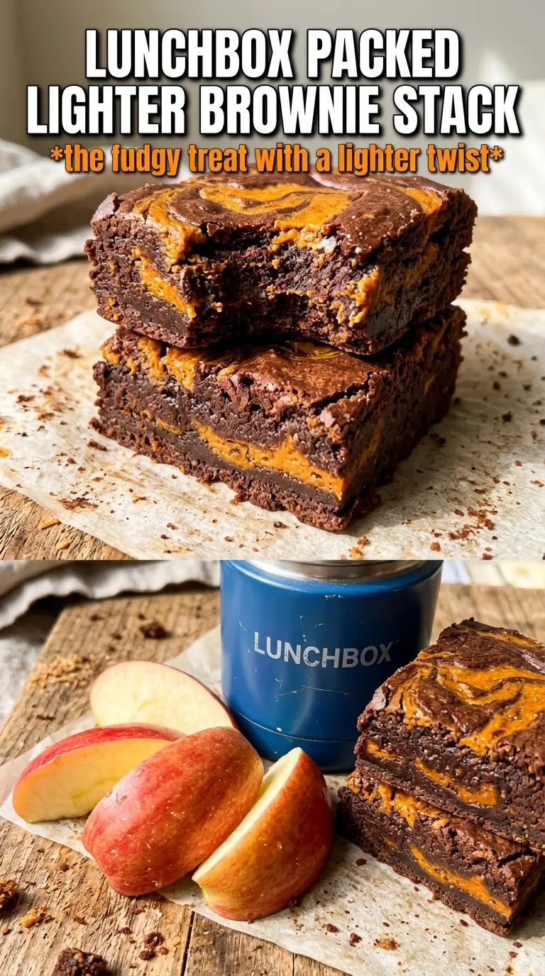 90 Calorie Pumpkin Brownies dark chocolate fudgy powdered sugar