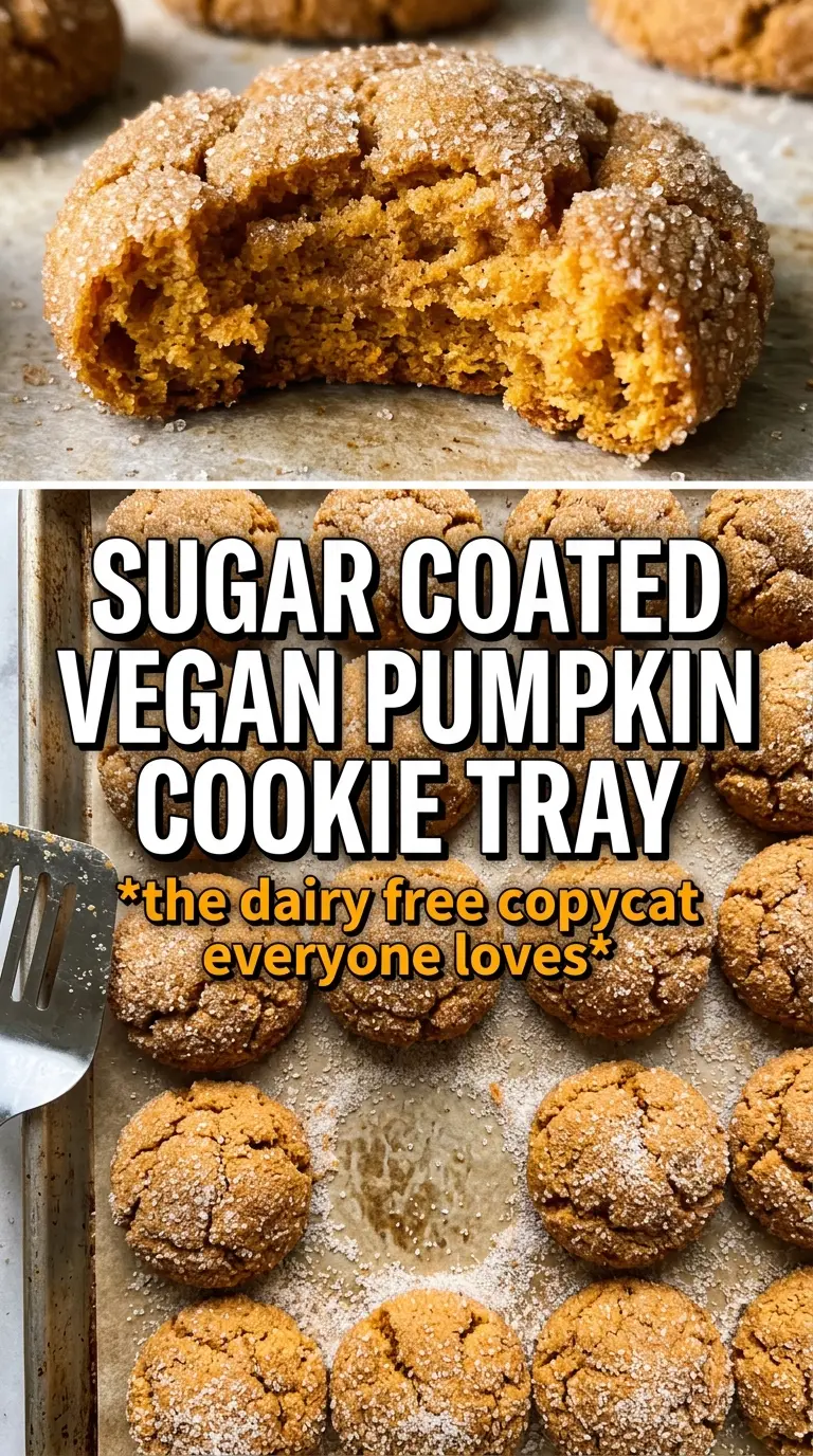 Copycat Vegan Pillsbury Pumpkin Sugar Cookies soft frosted pumpkin