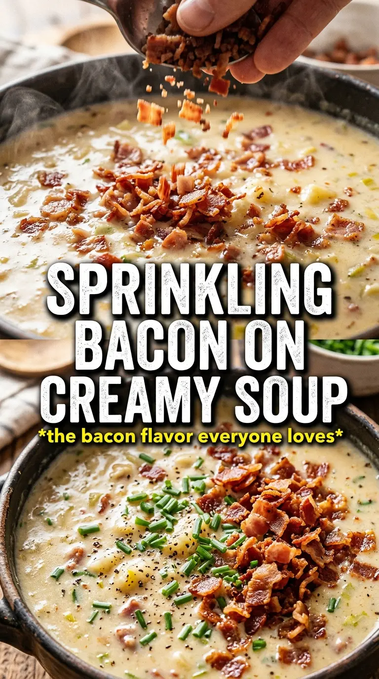 Creamy Potato Soup With Bacon thick silky